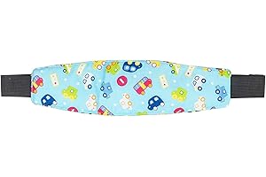 GHEART Soporte Cabeza Niño Coche, Bebés Soporte de la Cabeza para Cinturón de Seguridad de Coche, Correas de Apoyo para la Cabeza del Asiento del Coche, Reposacabezas con Correa Ajustable