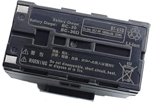 Backupower Bater¨ªa de Repuesto de 5000 mAh 37 WH BT-65Q Compatible con Topcon BT-30 BT-62Q BT65Q BT66Q BT-66Q
