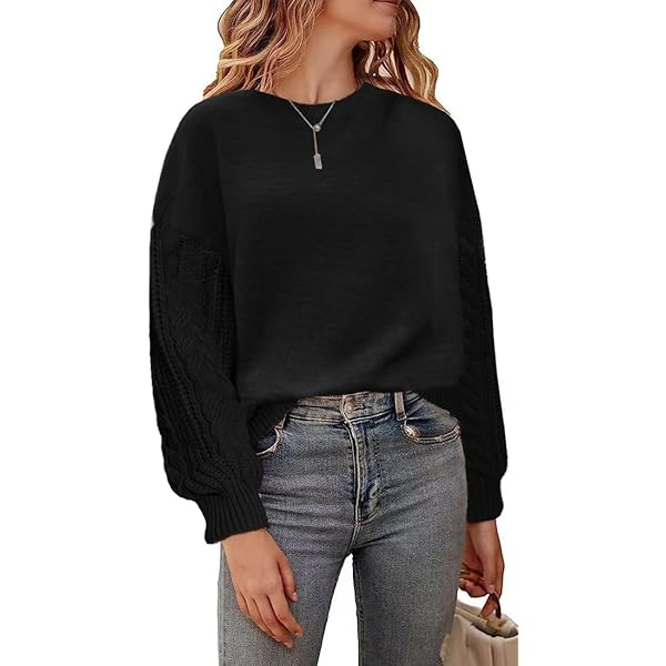 Top In Maglia Donna Maglione Da Donna Con Collo A Cappuccio E