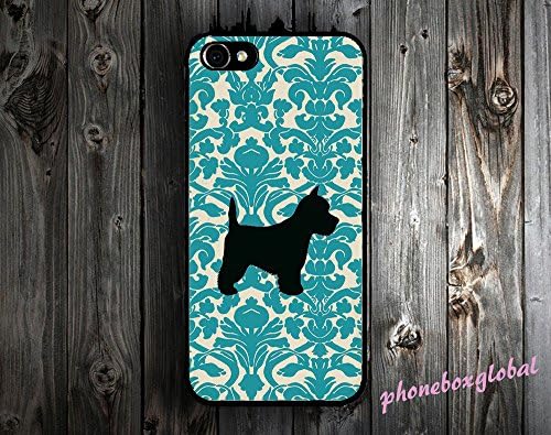 WESTIE SCOTTIE TERRIER APPLE IPHONE CASE COVER FITS IPHONE 6 - 6S BLACK CASE