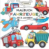 Image de Malbuch Fahrzeuge ab 3 Jahren: Alles, was fährt und fliegt