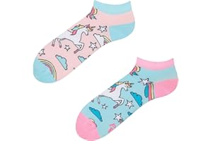 Dedoles Calzini Unisex Donna Uomo & Bambini Calze Cotone con tanti Design divertenti Calcio Bicicletta Piante Cavalli Regalo sinistra destra diversi