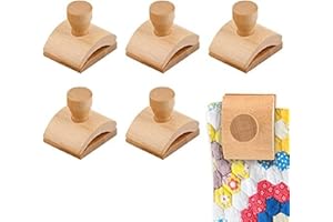 IMPRESA [6 Stück] QuiltWandaufhänger, um Ihre Arbeit zu präsentieren – extra breiter, starker Griff für Wände – einfach zu installierende QuiltAufhängerClips mit Hardware im Lieferumfang enthalten –