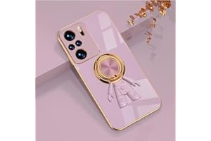ATISIJIE para XiaoMi Redmi Note 10 Pro 4G/Note 10 Pro MAX Astronaute Funda,con Anillo de 360 Grados Soporte rotectora antigolpes Carcasa Funda para XiaoMi Redmi Note 10 Pro 4G/Note 10 Pro MAX-Púrpura