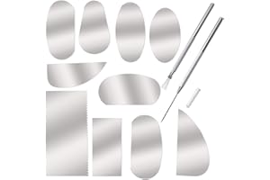 CKANDAY Confezione da 12 raschietti per sculture e ceramiche, con ago in ceramica e filo di piuma, strumenti per dettagli artigianali per scolpire testurizzazione, modellazione