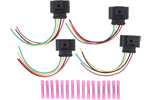 DOO ENGY Stecker Zündspule Kabelbaum Reparatursatz für Passat Transporter T5 Golf 4 Golf 6 Shar-an Ti-guan Touareg A3 8P A4 B8 A5 A6 4F A8 Q3 Q5 Q7 R8 TT Astra H Zafira B Ibiza Leon Fabia Oc-tavia Rapid Superb