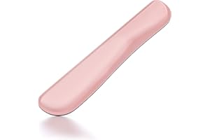 CSL-COMPUTER CSL - Repose-poignets pour clavier keyboard 43 cm - repose-poignet en mousse avec effet mémoire - souris et clavier - ergonomique - lavable et respirant, pour ordinateur, laptop, notebook - rose
