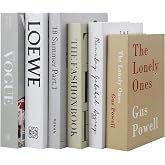 6 Pieces Decorative Books Home Decor Modern Style Creative English Letter Print Decorative Book Simulated Fake Book Storage B