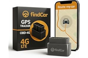 FINDCAR GPS CAR TRACKING FindCar - Localizzatore GPS OBD 4G per Auto Moto e Camion con SIM Integrata – Tracciatore con App – Allarme Antifurto e Velocità – Monitoraggio Preciso Senza Installazione