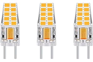 Bonlux 3W G6.35 LED oprawa oświetleniowa GY6.35 gniazdo AC/DC 12V 3000K gniazdo termobiałe Birne Bi-Pin gniazdo JC 2-pinowe gniazdo wymiany żarówki LED JCD LED trzy ładunki)