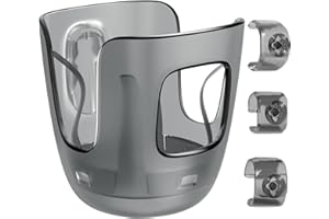 BOFFINBY Stroller Cup Holder Fits for UPPAbaby Vista/Vista V2/Vista V3/Cruz/Cruz V2/Minu/Minu V2/Minu Duo, Securely Hold The Cup, Quick Attachment, Folds with Stroller, Drinking On The Go, 1Pack