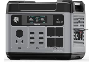 YOYOSCX P2001PLUS 2400W Centrale Elettrica Portatile, Batteria LiFePO4,Controllo APP,Generatore Solare 2048Wh, BMS AC/DC Stazione di Emergenza per Casa,con 4 Prese AC (Picco 5000W).