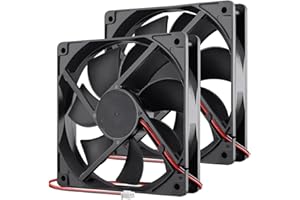 Gebildet Ventole per case Computer nere da 120mm Raffreddamento ad alte Prestazioni 12V CC a basso rumore 2pin (PH2.54) 1200 RPM Cuscinetto idraulico Silenzioso Lunga Durata Fino a 30.000 ore