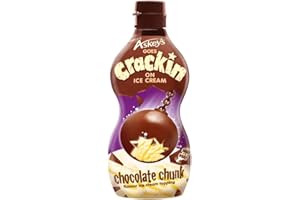 Askeys Chocolate Chunk Crackin'! Flavour Ice Cream Topping (225g) - Pack of 2