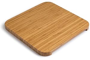 höfats - Cube Planche d'appui - Fait du Cube Un Tabouret, Une Table d'appoint ou Une Tablette de Service - laquée - Bambou Massif - Accessoire pour brasero Cube