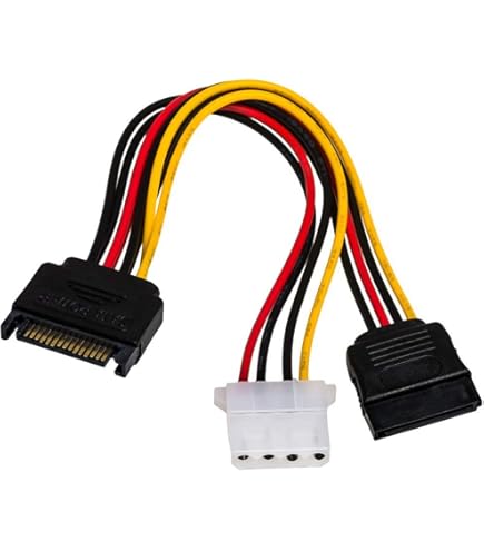 Cavo SATA Da 4 Pin Molex IDE A 15Pin Femmina Maschio - Foto 12
