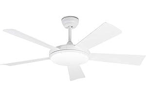 FARO BARCELONA 33803 SAONA LED-Deckenventilator, weiß, mit Gleichstrommotor