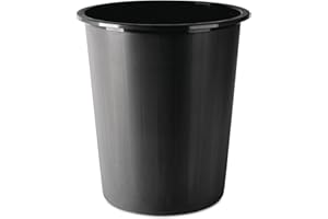 DONAU Danubio D305-01 – Papelera, 14L, negra