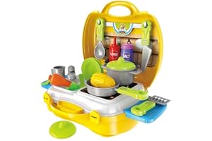 Brigamo to go in valigetta - Set di giocattoli da cucina per bambini