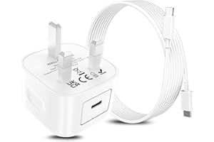 SANYEYE iPhone 15 USB C Charger, [MFi Certified] 20W PD USB C Fast Charger Plug with 6FT USB C to C Cable for iPhone 15/15 Plus/15 Pro/15 Pro Max, iPad Pro/Air/Mini Type C Series, USBC UK Power Adapter