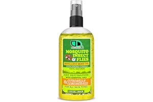DD TECK 50ml Spray | 100% Natural Mosquito, Insect & Flies Repplent Body Oil with Citronella & Lamongrass Essential Oils, for All Body Types