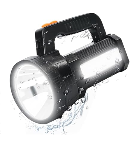 ALFLASH Oplaadbare Zaklamp Lantaarn Krachtig 8000 Lumen 6000 mAh LED