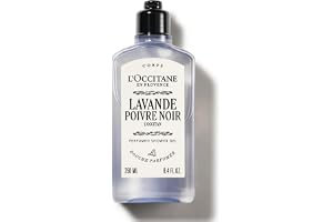 L'OCCITANE - Parfymerad duschgel Lavande Poivre Noir - 250 ml | Rengör och parfymberikar huden - Träiga, aromatiska och peppriga noter - Tillverkad i Frankrike
