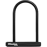 Master Lock 8320D Anahtarlı U-Kilit, 7-1/4" x 8", Siyah