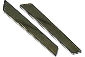 YHMTIVTU Satteltaschen-Reflektoren für Sicherheits-Seitensichtbarkeit, Reflektor-Set für Harley Touring 2014–2020, Rauchgrau