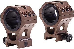 ‎WESTHUNTER WestHunter Optik Picatinny Zielfernrohr Montage, 25,4 mm 30 mm 34 mm Präzision Zielfernrohr Ringe | 36 mm Center Höhe