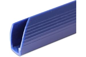 ‎KOPIERLADEN KARNATH GMBH Klemmschienen zum Binden von Dokumenten, ohne Lochungen, blau, 6 mm, 100 Stück, für bis zu 25 Blatt