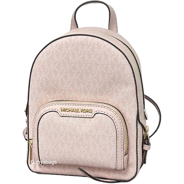 Michael Kors Abbey Medium Studded Backpack Leather White Bag  display picture 3