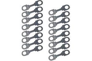 HYRYC Streifensicherungen Blattsicherung Flachsicherungsstreifen 16 Stk Auto Sicherung 30A 40A 50A 60A 70A 80A 100A 125A 150A 200A Maximale Spannung bis 32V, für PKW Wohnmobil (60A)