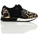 designer leopard print trainers