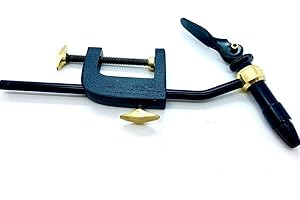 Olax Étau Rotatif avec Petites Mâchoires pour Montage Mouches, Pêche