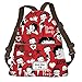 Produktbild BETTY BOOP Rouge - Rucksack mit zwei Lanyards - mit Außentasche - Farbe Rot