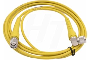 HangTon Cavo antenna GPS giallo TNC connettore ad angolo retto RG58 per Trimble Topcon Sokkia Leica ricevitore Base Station per antenna GPS (7)