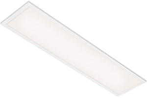 Briloner - Panneau LED, plafonnier LED, lampe de plafond 22 Watt, 2.200 Lumen, 4.000 Kelvin, Blanc, 100 x 25 x 6 cm (L x l x H) 7067-016