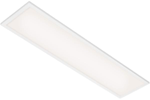 BRILONER - Panneau LED, plafonnier LED, lampe de plafond 22 Watt, 2.200 Lumen, 4.000 Kelvin, Blanc, 100 x 25 x 6 cm (L x l x H) 7067-016
