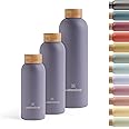 Waterdrop® Steel Bottle 600ml | Stainless Steel, Double Insulated Water Bottle | 12h Hot, 24h Cold - Leak-Proof, Reusable