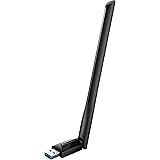 TP-Link AC1300 High Gain USB 3.0 Wi-Fi Dongle, Dual Band MU-MIMO Wi-Fi Adapter with 5dBi Antenna for PC/Desktop/Laptop, Suppo