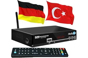 Türkische TV Sat Receiver MEDIAART-3 Full HD Astra + Türksat programmiert WLAN