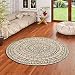 Produktbild Pergamon Modern Flachgewebe Indy Mandala Natur Schwarz Rund in 4 Größen