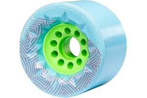 Orangatang Caguama - Ruedas de Crucero para monopatín Longboard de Descenso de 85 mm (Juego de 4) (Azul, 77a, sin rodamientos)