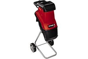 Einhell GC-KS 2540 Electric Garden Shredder - Reversible Steel Blades, Large Funnel Opening, Safety Shut-Off - 2500W Garden Mulcher for Leaves and Branches with Debris Bag