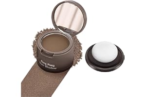 MEITREND Hairline Powder Hair Shadow Powder,Natural Brown Hair Root Dye Shadow Cover, Instantly Windproof Sweatproof Hair Touch-Up for Thin Hair Grey Hairline Quick Cover Unisex