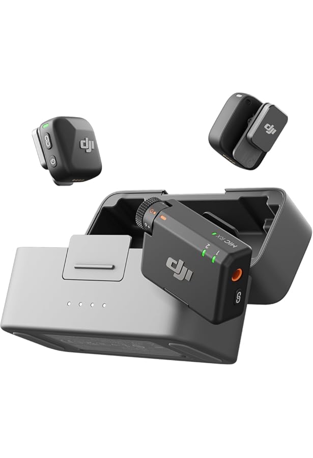その他 DJI MIC DJI MIC 2 (1 TX + 1 RX), Wireless Microphone with Intelligent