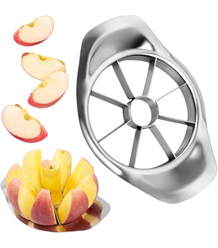 Apfelschneider & Entkerner Set Aus Edelstahl - Küchenhelfer Für Obst & Gemüse