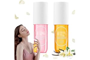 ZTBFHLZQ 2 Stück Parfüm Bodyspray Damen Geschenkbox,Parfümnebel für Haar und Körper,Body Spray Frauen,Parfum Set, Fruchtiges Body Mist, Verschiedene Düfte,Parfüm für unterwegs,Geschenk für Damen