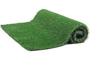 BBABBT 1m x 2m Roll 15mm Carpet Artificial Grass Garden Lawn High Density,Artificial Grass Mat Training Rug Synthetic Grass Carpet Decoration for Indoor Outdoor Garden Patio Lawn
